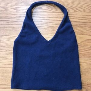 💛 SOLD 💛 Navy Blue Halter Top